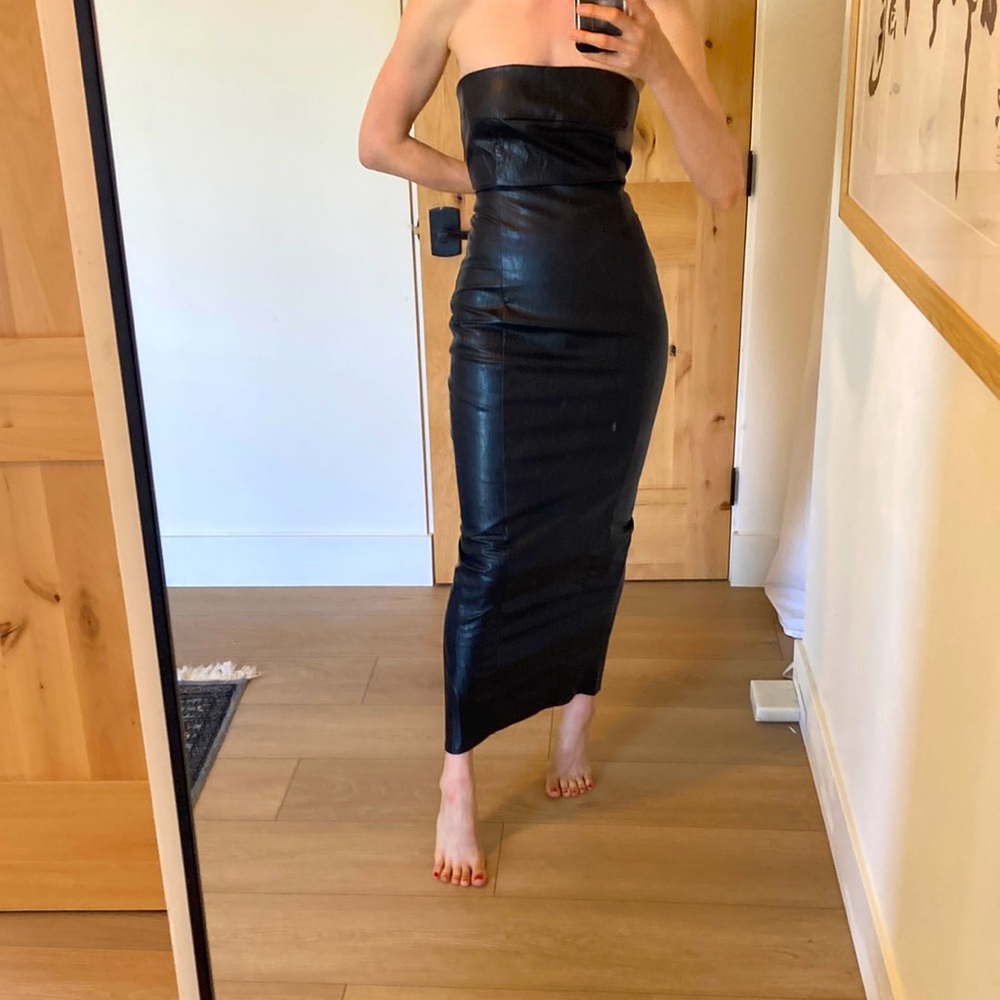 SOLD OUT! Forever 21 faux leather dress
